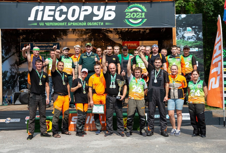 Компания STIHL наградила победителей чемпионата «Лесоруб-2021»